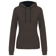 KARIBAN KA465 LADIES’ CONTRAST HOODED SWEATSHIRT L