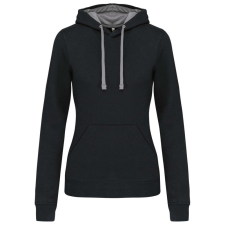 KARIBAN KA465 LADIES’ CONTRAST HOODED SWEATSHIRT M munkaruha