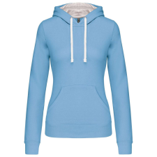 KARIBAN KA465 LADIES’ CONTRAST HOODED SWEATSHIRT M munkaruha