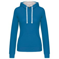 KARIBAN KA465 LADIES’ CONTRAST HOODED SWEATSHIRT S
