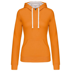 KARIBAN KA465 LADIES’ CONTRAST HOODED SWEATSHIRT S