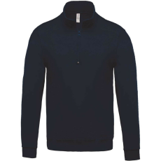 KARIBAN KA478 ZIP NECK SWEATSHIRT M