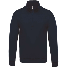 KARIBAN KA478 ZIP NECK SWEATSHIRT S