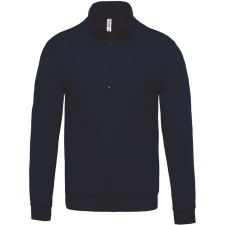 KARIBAN KA478 ZIP NECK SWEATSHIRT XL férfi pulóver, kardigán