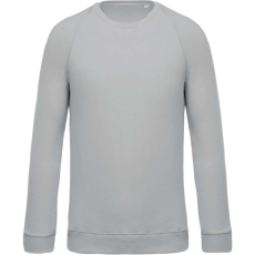 KARIBAN KA480 MEN&- 039;S ORGANIC COTTON CREW NECK RAGLAN SLEEVE SWEATSHIRT L