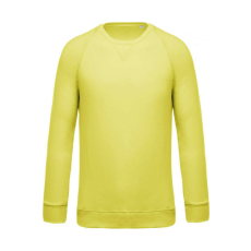 KARIBAN KA480 MEN&- 039;S ORGANIC COTTON CREW NECK RAGLAN SLEEVE SWEATSHIRT M