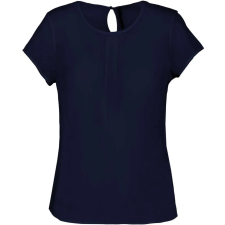 KARIBAN KA5002 LADIES' SHORT-SLEEVED CREPE BLOUSE 34 munkaruha