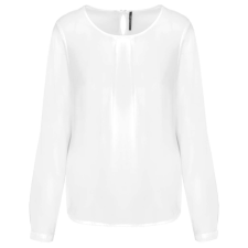 KARIBAN KA5003 LADIES&#039; LONG-SLEEVED CREPE BLOUSE 46 munkaruha