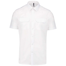 KARIBAN KA503 MEN'S SHORT-SLEEVED PILOT SHIRT XL
