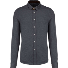 KARIBAN KA507 LONG-SLEEVED JACQUARD KNIT SHIRT 2XL munkaruha