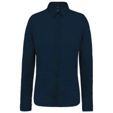KARIBAN KA510 LADIES’ LONG-SLEEVED COTTON POPLIN SHIRT M