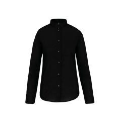 KARIBAN KA514 LADIES' LONG-SLEEVED MANDARIN COLLAR SHIRT 3XL