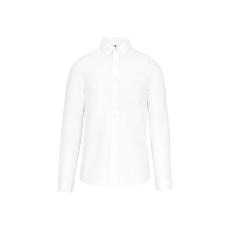 KARIBAN KA516 LONG-SLEEVED WASHED OXFORD COTTON SHIRT L