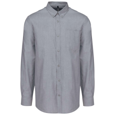 KARIBAN KA533 MEN'S LONG-SLEEVED OXFORD SHIRT XL