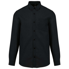 KARIBAN KA533 MEN&- 039;S LONG-SLEEVED OXFORD SHIRT 2XL férfi ing