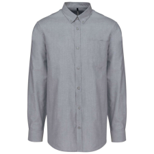 KARIBAN KA533 MEN&- 039;S LONG-SLEEVED OXFORD SHIRT L férfi ing