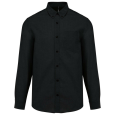 KARIBAN KA533 MEN&- 039;S LONG-SLEEVED OXFORD SHIRT XL