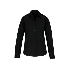 KARIBAN KA542 LADIES' LONG-SLEEVED COTTON POPLIN SHIRT S munkaruha