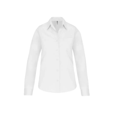 KARIBAN KA542 LADIES' LONG-SLEEVED COTTON POPLIN SHIRT S