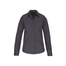 KARIBAN KA542 LADIES' LONG-SLEEVED COTTON POPLIN SHIRT XL munkaruha