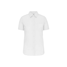KARIBAN KA544 LADIES' SHORT-SLEEVED COTTON POPLIN SHIRT 4XL munkaruha