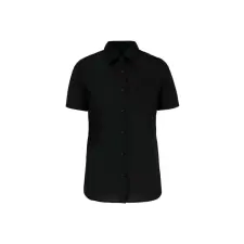 KARIBAN KA544 LADIES' SHORT-SLEEVED COTTON POPLIN SHIRT L munkaruha