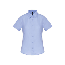 KARIBAN KA544 LADIES&#039; SHORT-SLEEVED COTTON POPLIN SHIRT M munkaruha