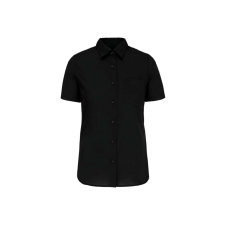 KARIBAN KA544 LADIES&#039; SHORT-SLEEVED COTTON POPLIN SHIRT XL munkaruha
