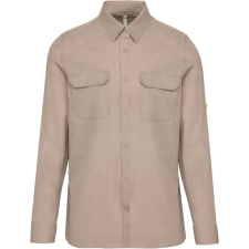 KARIBAN KA590 MEN&#039;S LONG-SLEEVED SAFARI SHIRT 2XL munkaruha