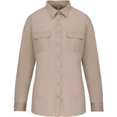 KARIBAN KA591 LADIES' LONG-SLEEVED SAFARI SHIRT XL