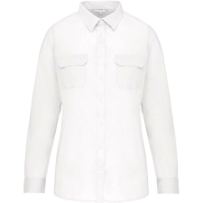 KARIBAN KA591 LADIES&- 039; LONG-SLEEVED SAFARI SHIRT L blúz