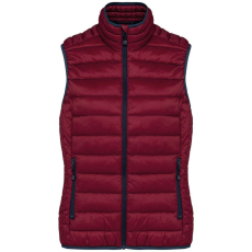 KARIBAN KA6114 LADIES&- 039; LIGHTWEIGHT SLEEVELESS FAKE DOWN JACKET M