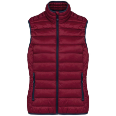 KARIBAN KA6114 LADIES&- 039; LIGHTWEIGHT SLEEVELESS FAKE DOWN JACKET XL
