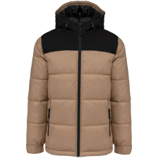 KARIBAN KA6163 UNISEX BI-TONE PADDED JACKET WITH HOOD 3XL