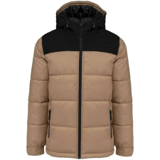 KARIBAN KA6163 UNISEX BI-TONE PADDED JACKET WITH HOOD 4XL férfi kabát, dzseki