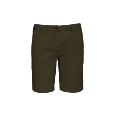 KARIBAN KA753 LADIES&#039; WASHED EFFECT BERMUDA SHORTS 34 munkaruha