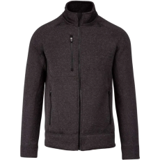 KARIBAN KA9106 MEN'S FULL ZIP HEATHER JACKET L