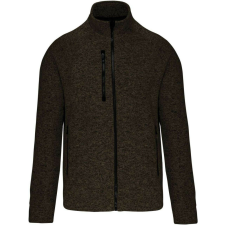 KARIBAN KA9106 MEN&- 039;S FULL ZIP HEATHER JACKET 4XL férfi kabát, dzseki