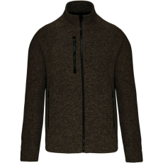 KARIBAN KA9106 MEN&- 039;S FULL ZIP HEATHER JACKET S