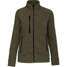 KARIBAN KA9107 LADIES&- 039; FULL ZIP HEATHER JACKET 2XL