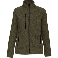 KARIBAN KA9107 LADIES&- 039; FULL ZIP HEATHER JACKET 3XL