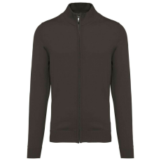 KARIBAN KA961 MEN&- 039;S FULL ZIP CARDIGAN M