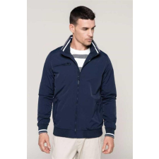 KARIBAN Kabát Kariban férfi unisex, black/white/blue, M munkaruha