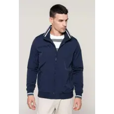 KARIBAN Kabát Kariban férfi unisex, black/white/blue, S
