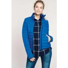 KARIBAN Kabát Kariban női könnyű bélelt női (100%poliamid) light royal blue, XL munkaruha
