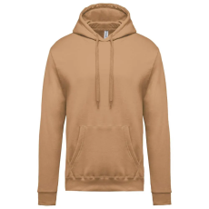 KARIBAN kapucnis férfi pulóver KA476, Camel-XS