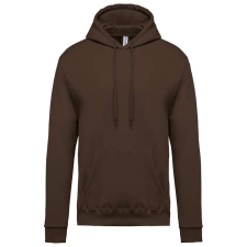 KARIBAN kapucnis férfi pulóver KA476, Chocolate-4XL férfi pulóver, kardigán