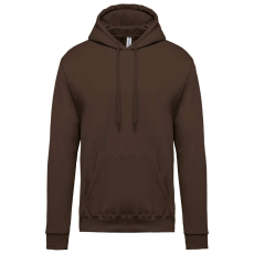 KARIBAN kapucnis férfi pulóver KA476, Chocolate-L