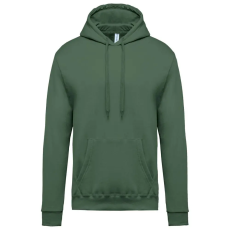 KARIBAN kapucnis férfi pulóver KA476, Earthy Green-2XL
