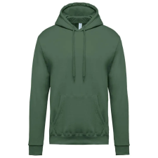 KARIBAN kapucnis férfi pulóver KA476, Earthy Green-3XL férfi pulóver, kardigán